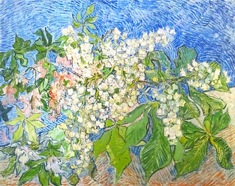 絵画  「咲き誇っている花」 絵画 花 インテリア 玄関 風水 幸せアート (咲きつづく日々/ 額