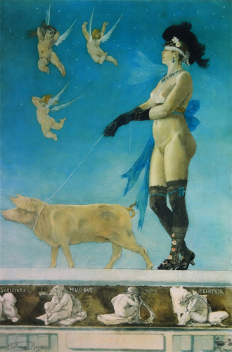 フェリシアン・ロップスの象徴｜娼婦政治家 毒牙の種を蒔くサタン