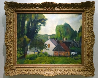 シュザンヌ・ヴァラドンの風景画: コンピェーニュ近くの古びた シュザンヌ・ヴァラドンの風景画: コンピェーニュ近くの古びた