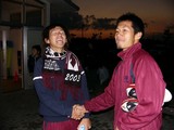 1年兵藤、近藤キャプテンと固い握手