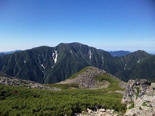 百間平より聖岳(25日)