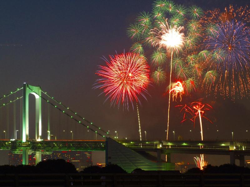 東京湾花火 穴場天王洲アイルへ 祭りだワッショイ Abedance Blog