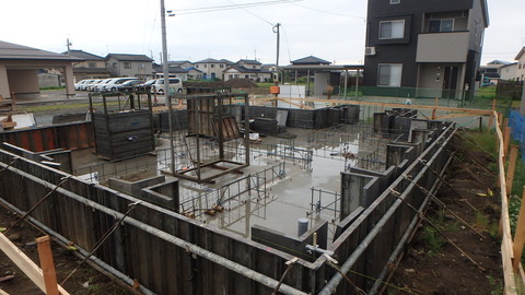 12‗立上り型枠組み 開始