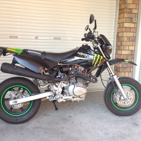XR100モタード 223エンジンスワップ フルカスタム