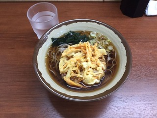 野菜かき揚げそば