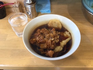 ジャンボゲソ天そば肉天れんこん天