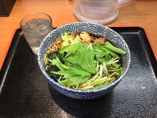 鶏水菜そば