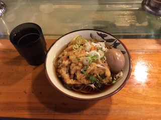 天ぷらそば味玉