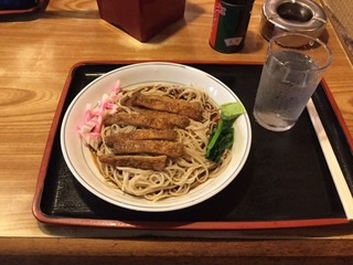 冷しきつねそば