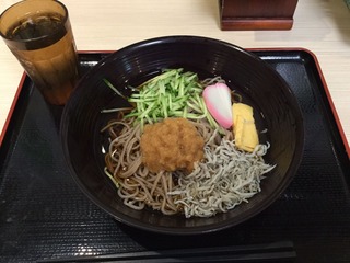 冷ししらす味噌おろしそば