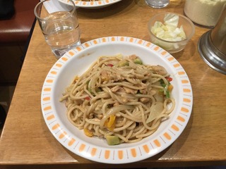 ツナとアボカドのわさび醤油スパゲッティ