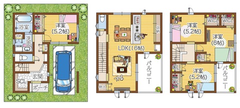 背戸口4丁目間取　原本