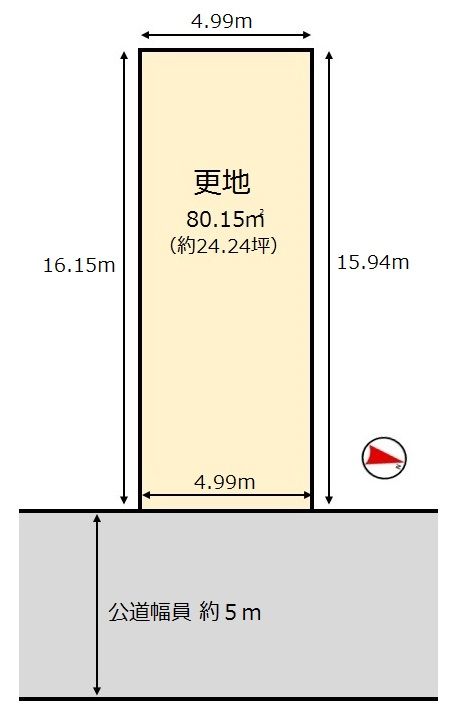 針中野 土地図