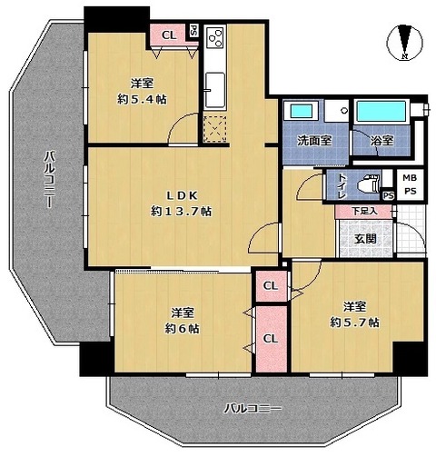ドムール間取