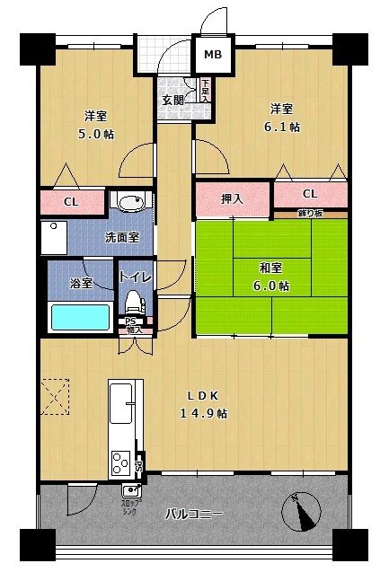 セザール間取