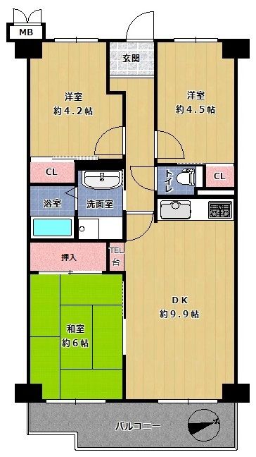訂正有?フジ エクセラート間取