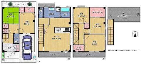 喜連東間取