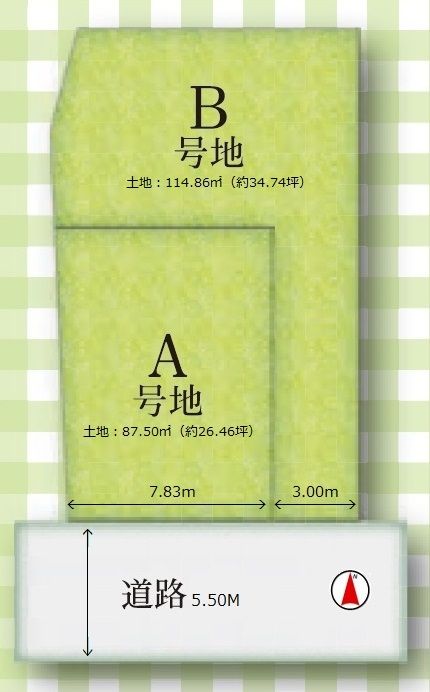 巽西　区画図