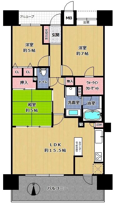 グラン間取