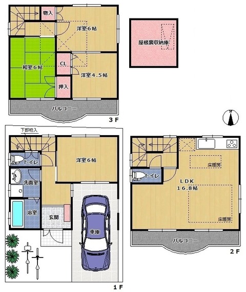 平野本町 間取