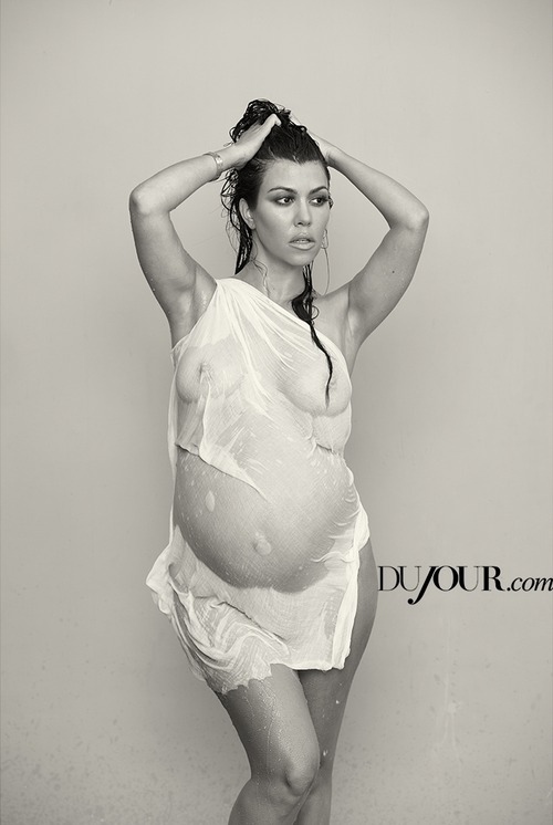 Kourtney Kardashian - DuJour Magazine photoshoot