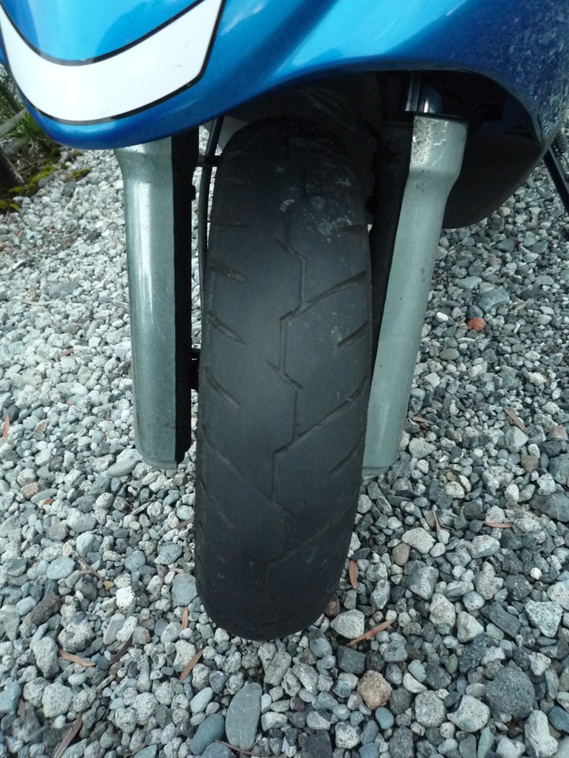 こけたあとのアドレスの状況 : 通勤特急 アドレス v125とZX-12Rの部屋