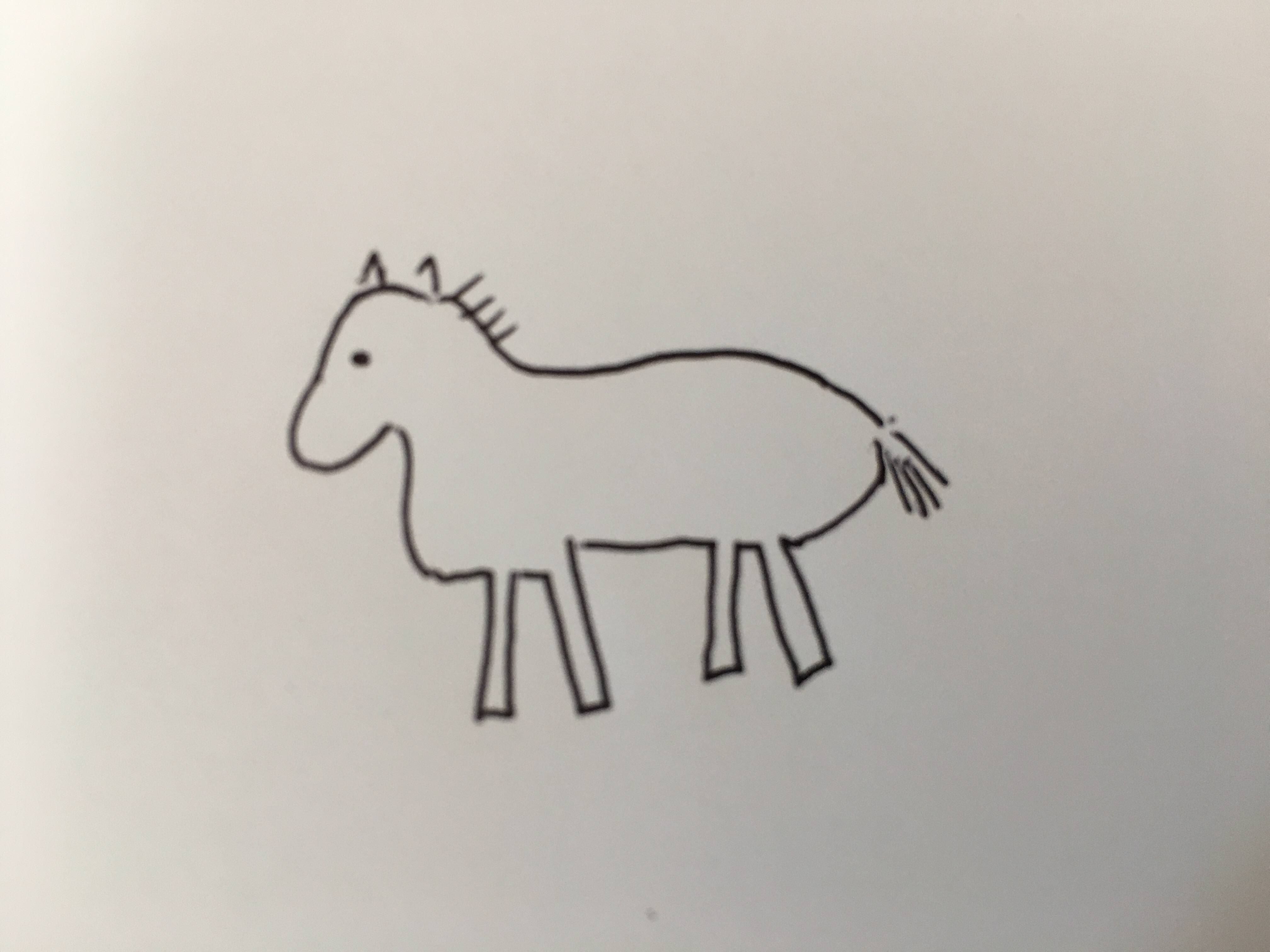 【競馬】おまえらはさすがに馬の絵くらい描けるわな？