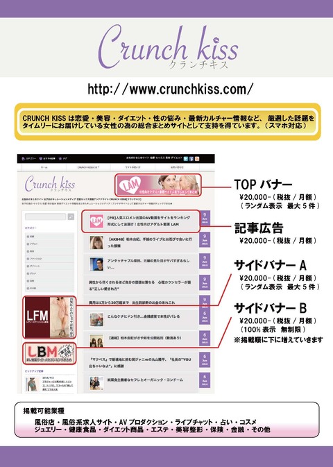CRUNCH KISS_baitaishiryo