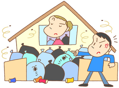 高齢者のゴミ屋敷