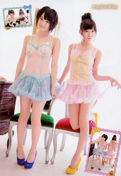 山本彩と渡辺美優紀のコラボ画像016