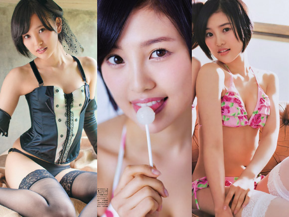 擬似フェラも…!過激なグラビアが増えてきたHKT兒玉遥(19)のエロ画像×64