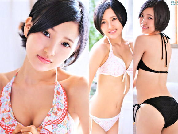HKT兒玉遥(18)のプリプリな身体が最高なエロ画像×35