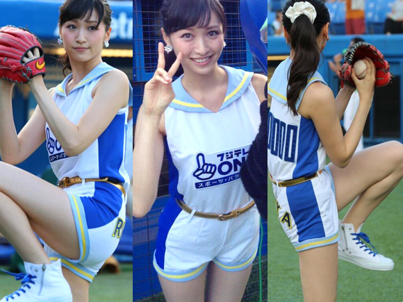 横山ルリカ(23) ピチピチ感満載!!美し過ぎる始球式の画像まとめ