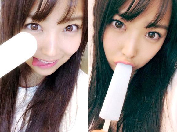 NMB白間美瑠(17)がアイスで擬似フェラ自撮りの大サービスwww画像×80