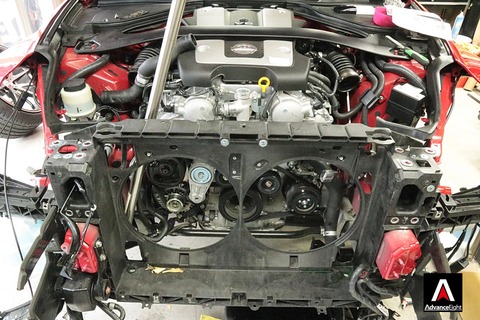 Z34 MTに冷却効果抜群のHPIアルミラジエターなどなど装着