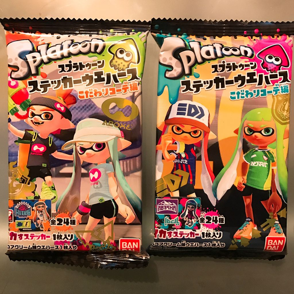 スプラトゥーン　初代　ステッカー　ウエハース　こだわりコーデ編　8枚セット スプラトゥーン ステッカーウエハース こだわりコーデ編｜発売日