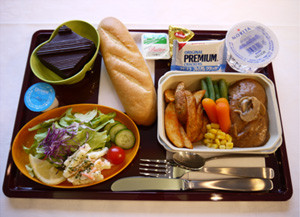 エールフランスエコノミークラス機内食