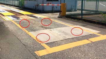台貫の2番目の停車位置