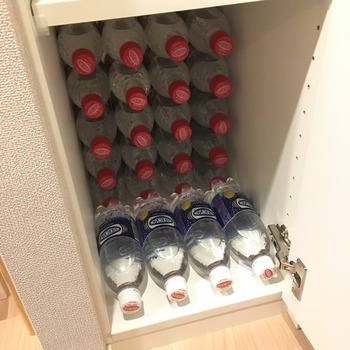 炭酸水ペットボトルの収納5