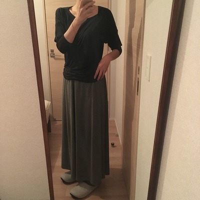 春の冷えとり部屋着ファッション2