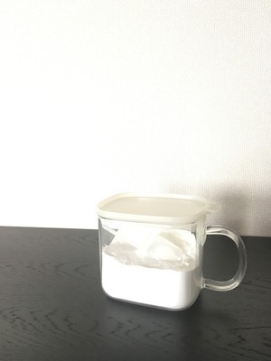 無印耐熱ガラス調味料保存容器1