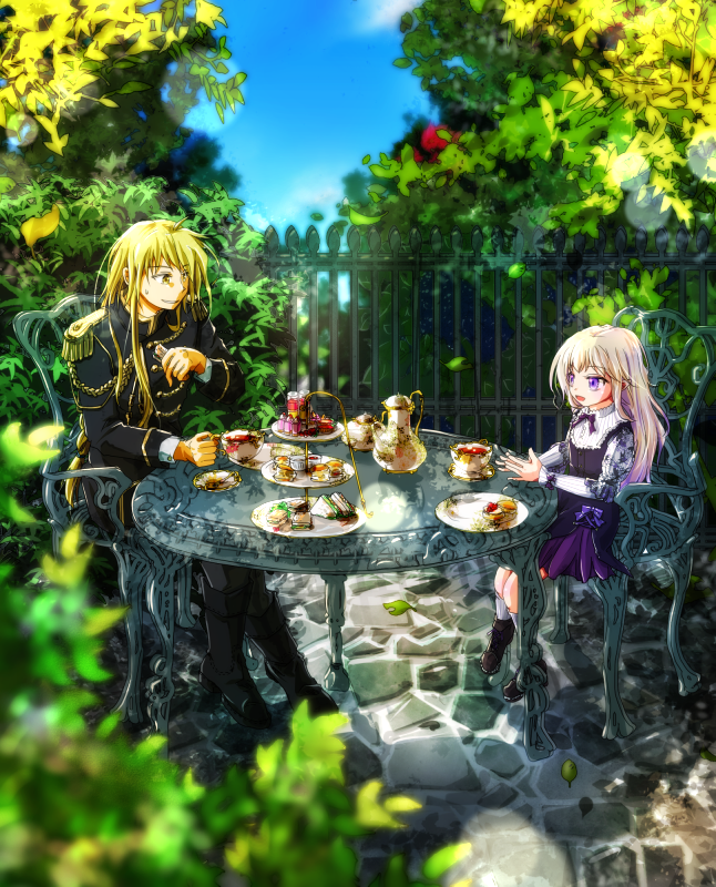 お茶会完成