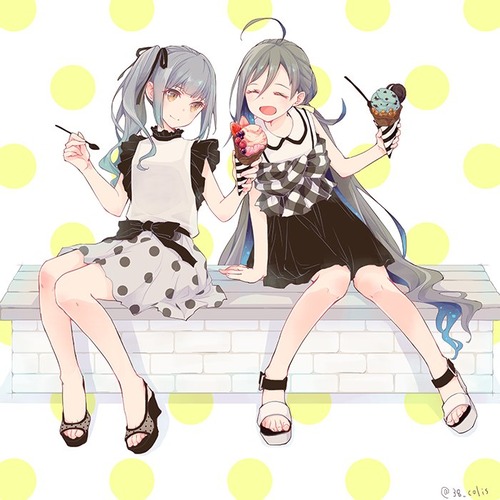 【艦これ】夏の霞ちゃんと清霜 他