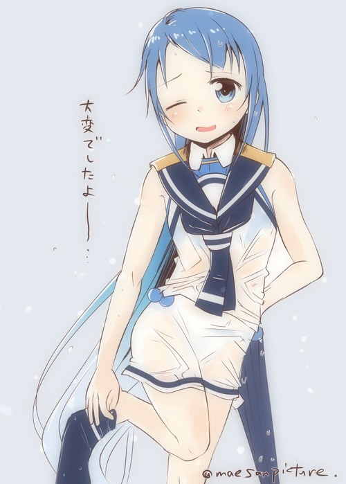 【艦これ】傘があっても何故か濡れる五月雨ちゃん 他