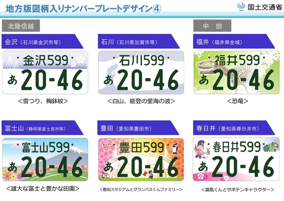 地方版図柄入りナンバープレート-004