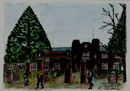 s立教大学正門・モリス館