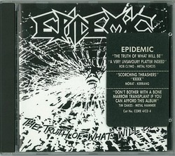 EPIDEMIC/The Truth Of What Will Be : HR/HM 輸入 EPIDEMIC/The Truth Of What Will Be : HR/HM 輸入