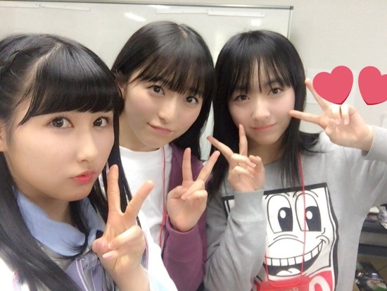 イコラブ山本杏奈がSTU48今村美月、石田千穂と写真を撮る!!【=LOVE・イコールラブ】