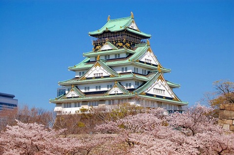 大阪城・春