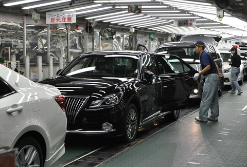 トヨタ自動車、元町工場、検査ライン_R